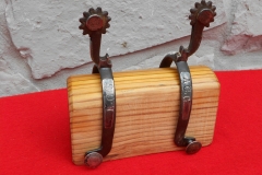 Double Mounted Bottle Opener Style Spurs